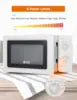 CHEF 0.6 Cubic Foot Microwave with 6 Power Levels, Small Microwave with Grip Handle, 700W Countertop Microwave with 3 3