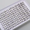 100pcs/Lot Mens Womens Stainless Steel Rings Polished Laser Cut Patterns Fashion Jewelry Wholesale Mix Styles 6