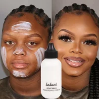Goat Milk Liquid Foundation Cream 50ml Moisturize Matte Concealer Cosmetics Waterproof Oil-control Cover Acne Base Cream Makeups 1