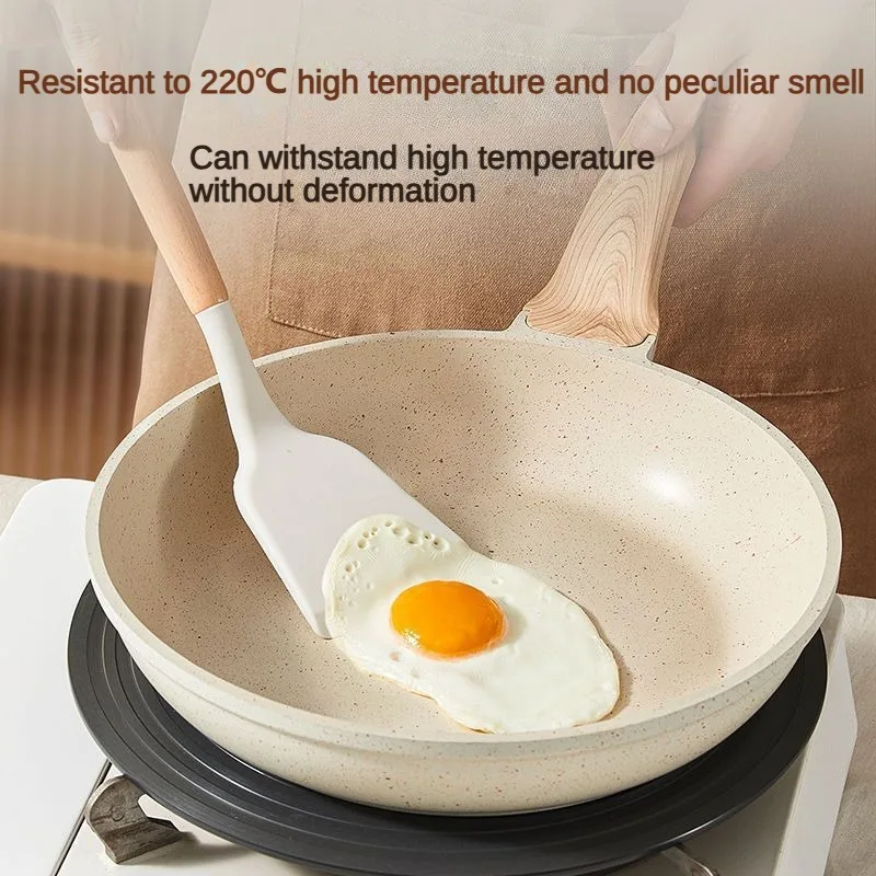 3psc set of silicone spatulas and spoons for household high-temperature cooking cooking spatulas and kitchen utensils tool set 3psc set of silicone spatulas and spoons for household high-temperature cooking cooking spatulas and kitchen utensils tool set