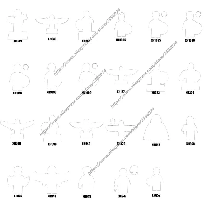 

1PCS Action Figures Building Blocks toys XH039 XH040 XH065 XH157 XH232 XH259 XH260 XH539 XH540 XH829 XH845 XH868 Series-028