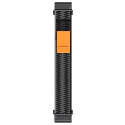 Durable Nylon Quickfit Watch Strap Replacement 22/26mm - 26mm (Black and gray)
