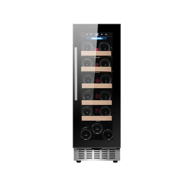18 Bottle 12 Inch Built-in Or Freestanding Wine Cooler Refrigerator