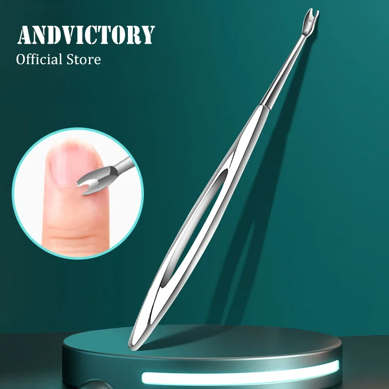 1Pcs Nail Art Pusher Dead Skin Remover Nail Cuticle Trimmer Manicure Stainless Steel Art Face Skin Care Tool manicure tools nail art pusher nail manicure tools manicure pedicure tools cuticle pusher dead skin remover