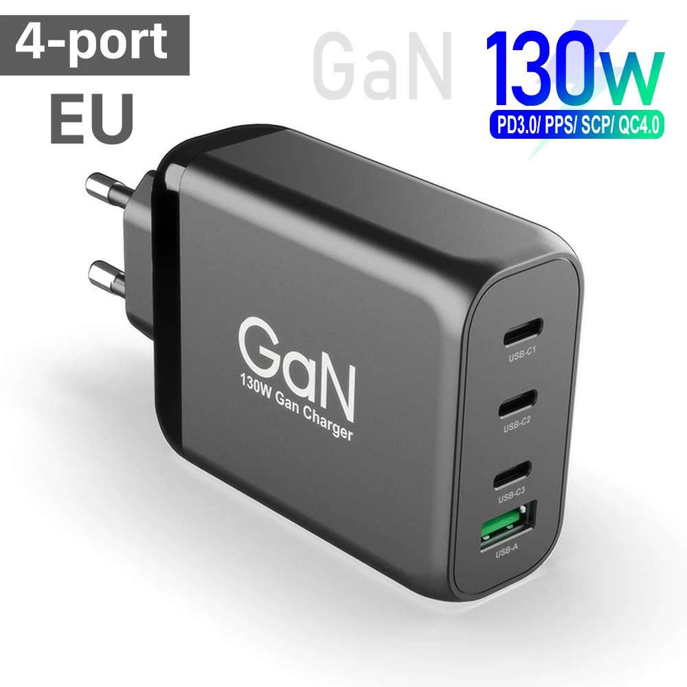 200W USB C Fodable Wall Charger, OTAO 4-Port PD 100W PPS45W (Travel  Adapter) GaN Fast Charging Station Laptop for MacBook,iPad, iPhone14/14Pro  Max