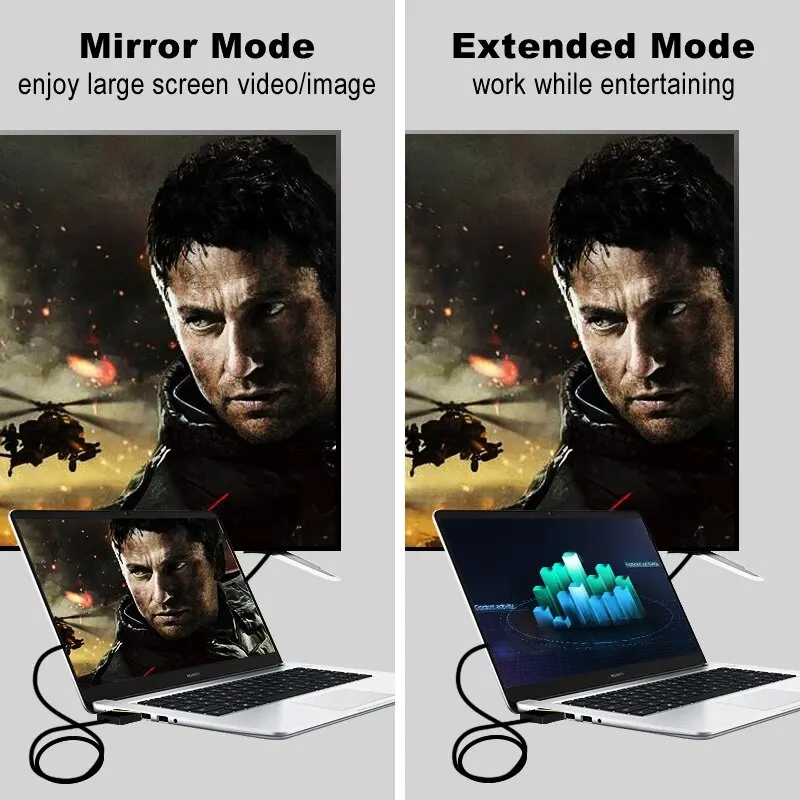Ultra Thin Lightweight 4K HDMI Cable - Flexible, Portable, 1FT Coiled Design