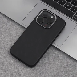 Retro Premium PU Leather Shockproof Magnetic Phone Case with Camera Protection - iPhone 18 Pro Max (SW CX Black)