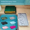 Kitchen Sink Sponge Holder Silicone Soap Dish Bar Soap Holder Self Draining Anti-slip Storage Rack Bathroom Kitchen Supplies 1