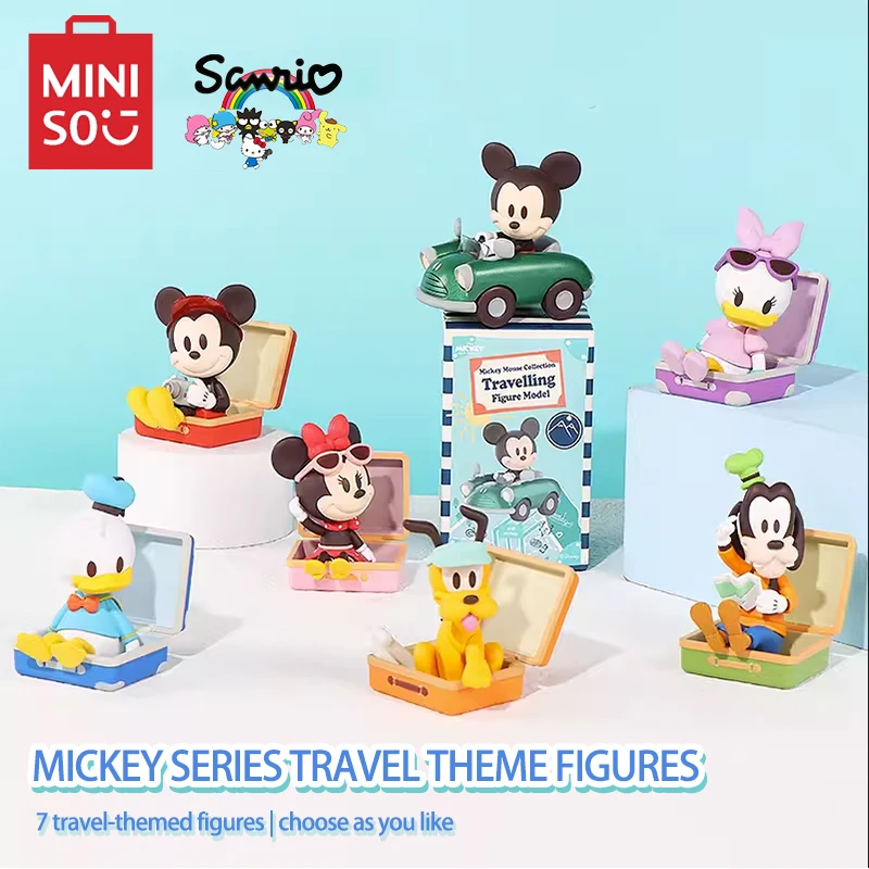 Miniso Mickey Mouse Collection Cartoon Shopping Bag (White)