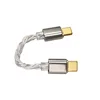IBasso CB18 6N single crystal copper silver plated OTG HIFI decoding small tail DC04 DC03PRO upgrade cable 3