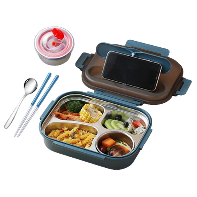 304 Stainless Steel Lunch Box Bento Box Salad Dressing Container Sauce Cups  With Lids Condiment Containers For Picnic Travel - AliExpress