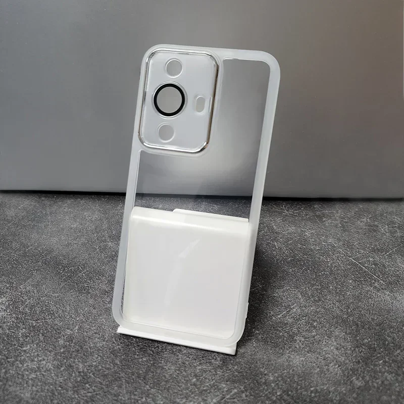Luxury Full Lens Film Protector Shockproof Phone Case - Soft Back Cover