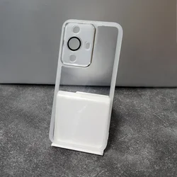 Luxury Full Lens Film Protector Shockproof Phone Case - Soft Back Cover for Huawei Nova 11 Ultra (Transparent White)