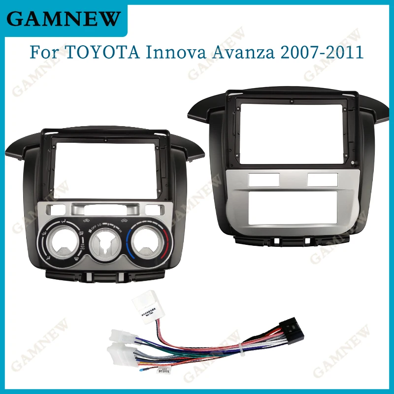 Car-Frame-For-Toyota-Innova-2007-2011-Manual-Automatic-9-Inch-Dashboard ...