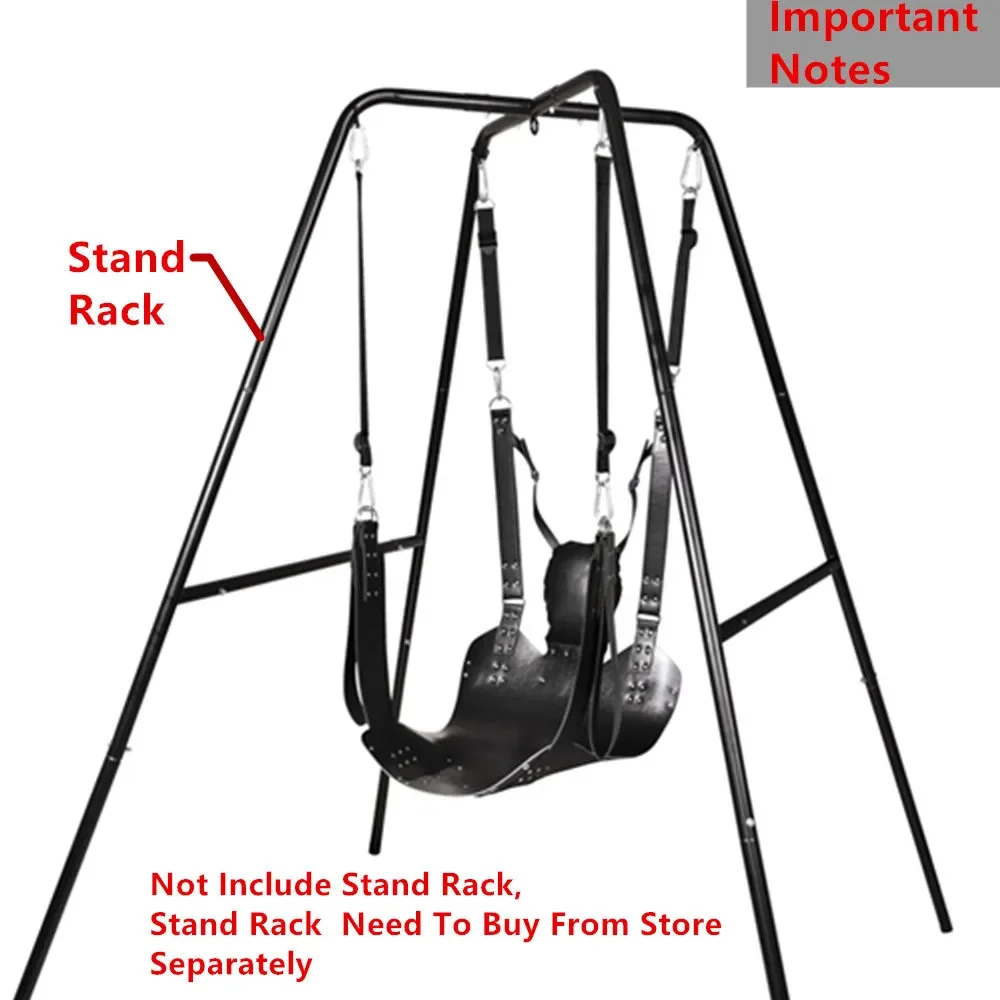 Two-Layer Leather Hanging Hammock Durable Sex Swing Sofa Cushion Bedroom Sex Furniture Erotic Toys For Couples Adult Games