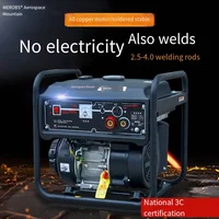 Electric Welding Gasoline Power Generation Combined Machine Portable 220V  Generator Outdoor Operation Welding Equipment  439 2