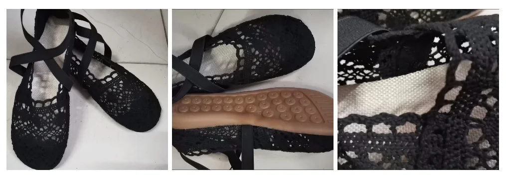 Elegante Frau Schuh Sommer Air Mesh Wohnungen frauen Atmungsaktive Mary Jane Schuhe Damen Knöchel Riemchen Ballett Schuhe Ausschnitt Spitze Loafer – Detail 13