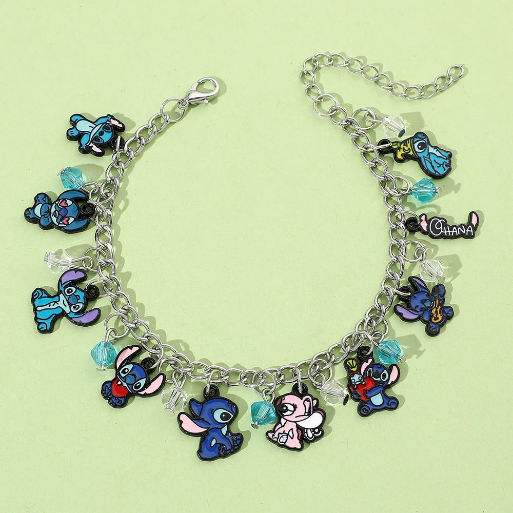 Disney Lilo and Stitch Charm Bracelet Set