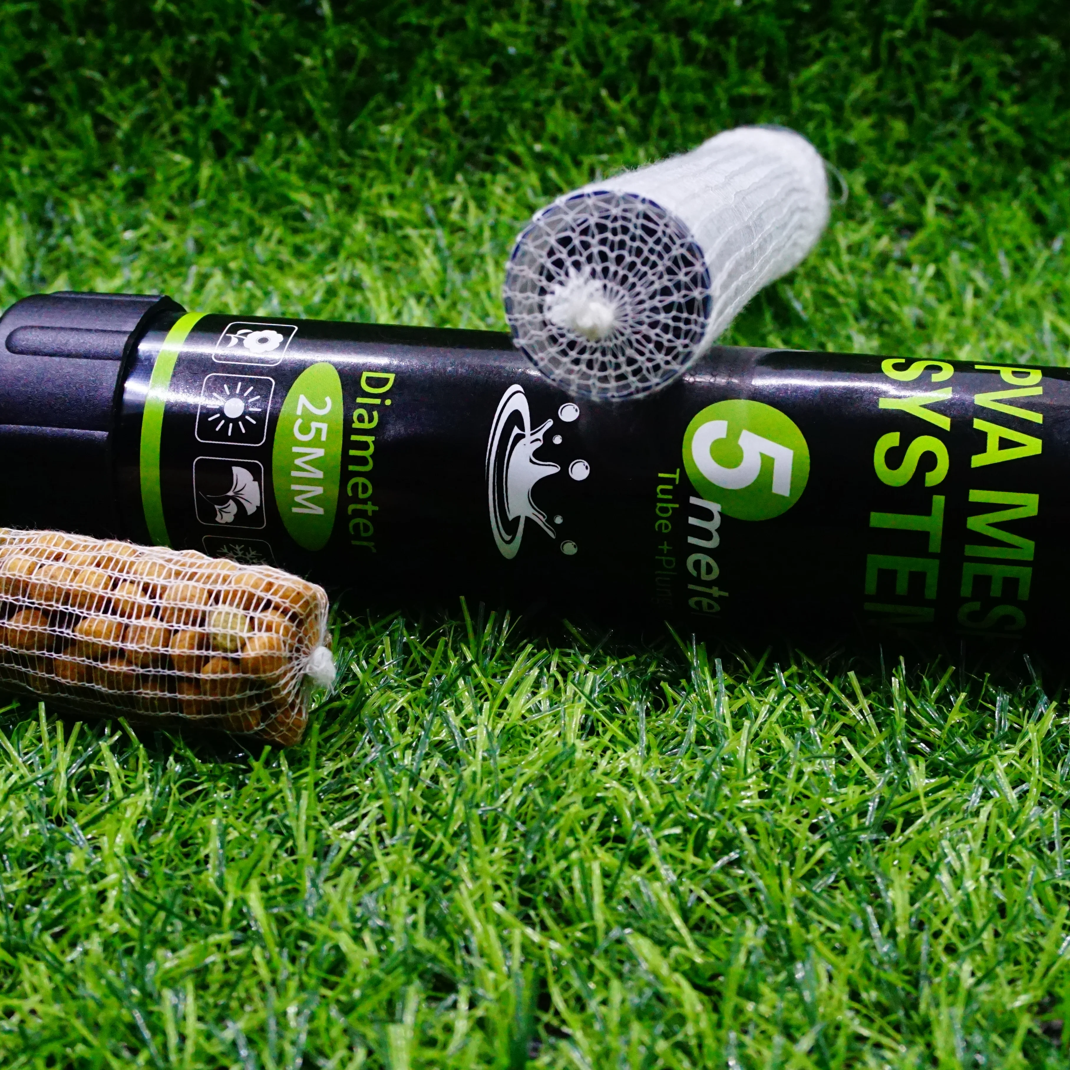 모든 기후 용해성 PVA 메쉬 리필 잉어 낚시 피더 루어 리그 후크 미끼 랩 가방, 낚시 액세서리, 20m