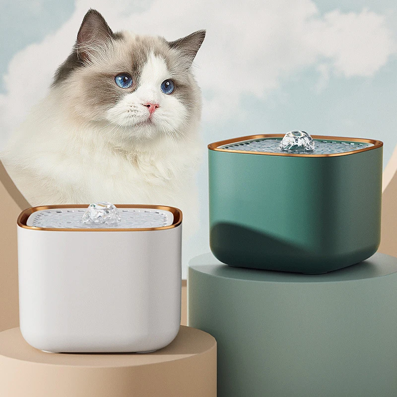 

Фонтанчик для домашних животных большой емкости 3 л, Циркуляционный фильтр для кошек и собак, автоматический дозатор воды с USB-портом