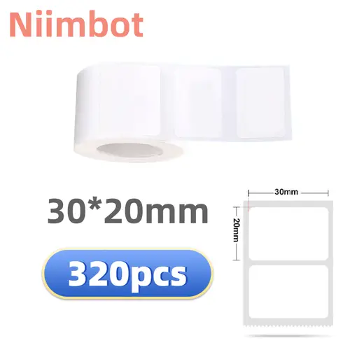 Niimbot B21/B1/B3S Thermal Label Sticker Paper Printable White 20-50mm Width Clothing Tag Commodity Price Food Self-Adhesive - Image 19