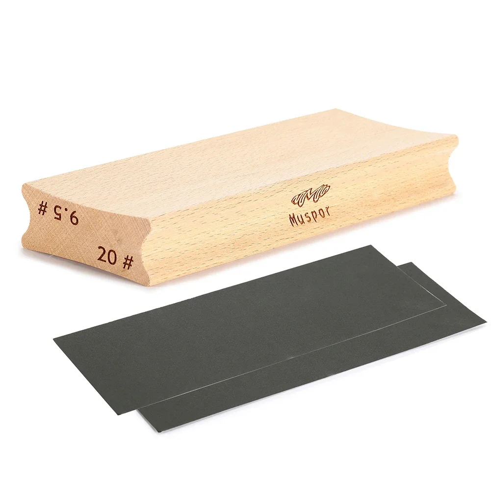 1pc Sanding Block Guitar Radius Two-Way Sanding Block 2 Sandpaper For Guitar Bass Fret Leveling Luthier Tools Accessories
