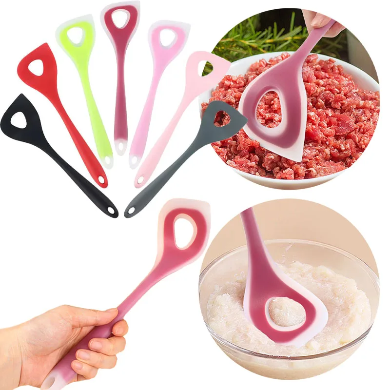 Long Handle Silicone Meatball Maker Manual Meatball Scoop Fish Ball Making Spoon Specially Made Kitchen Gadgets Tools Hot Sale