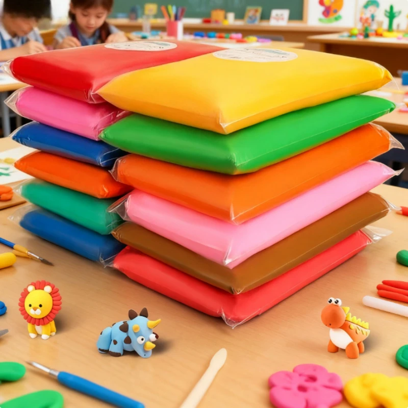 Ultra Light Colorful Modeling Clay for Kids DIY Art Craft