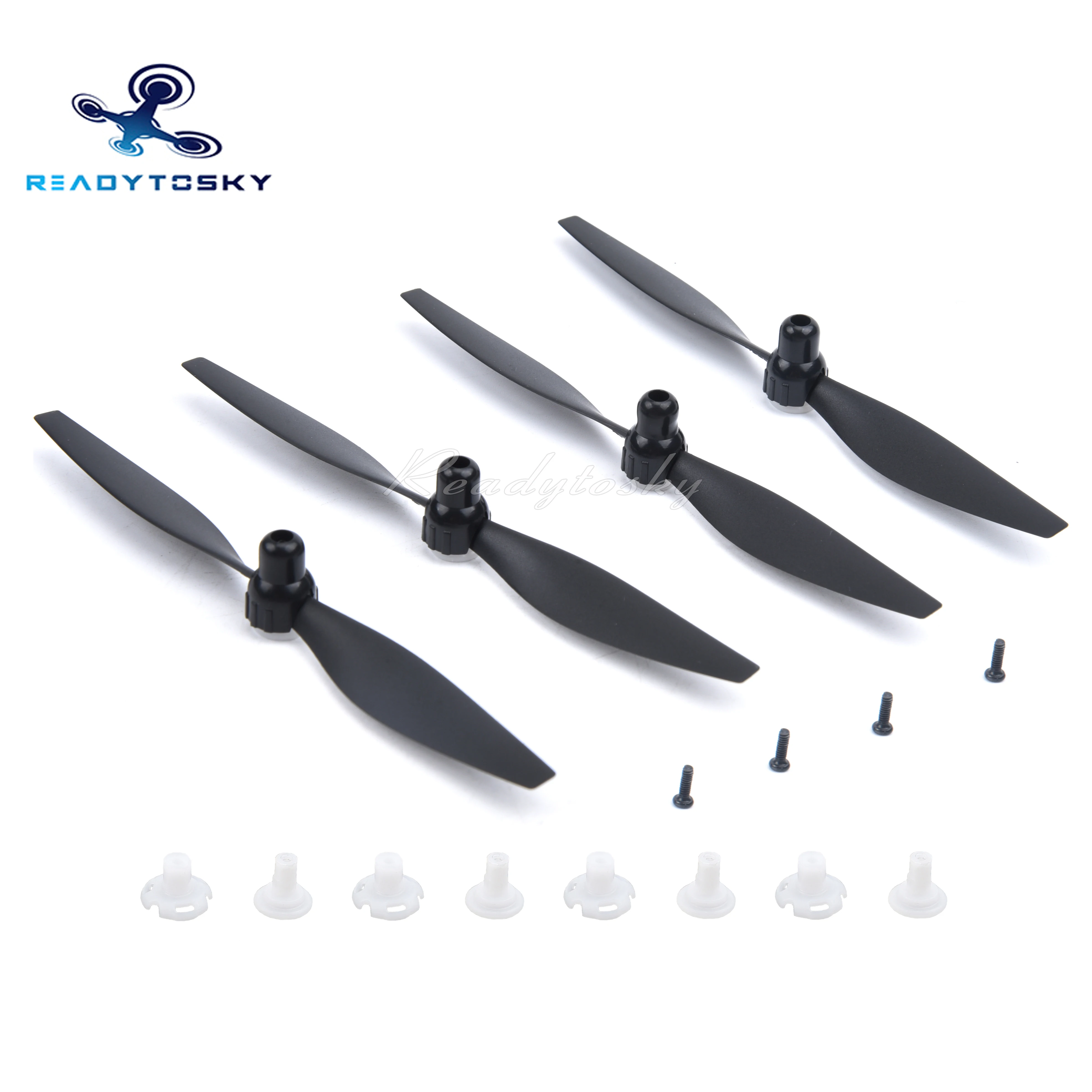 2/4PCs 5.2inch Propeller And Prop Saver Set - For VOLANTEXRC 761-8 F4U Corsair / 761-9 T28 Airplane Air Plane Spare Parts 14