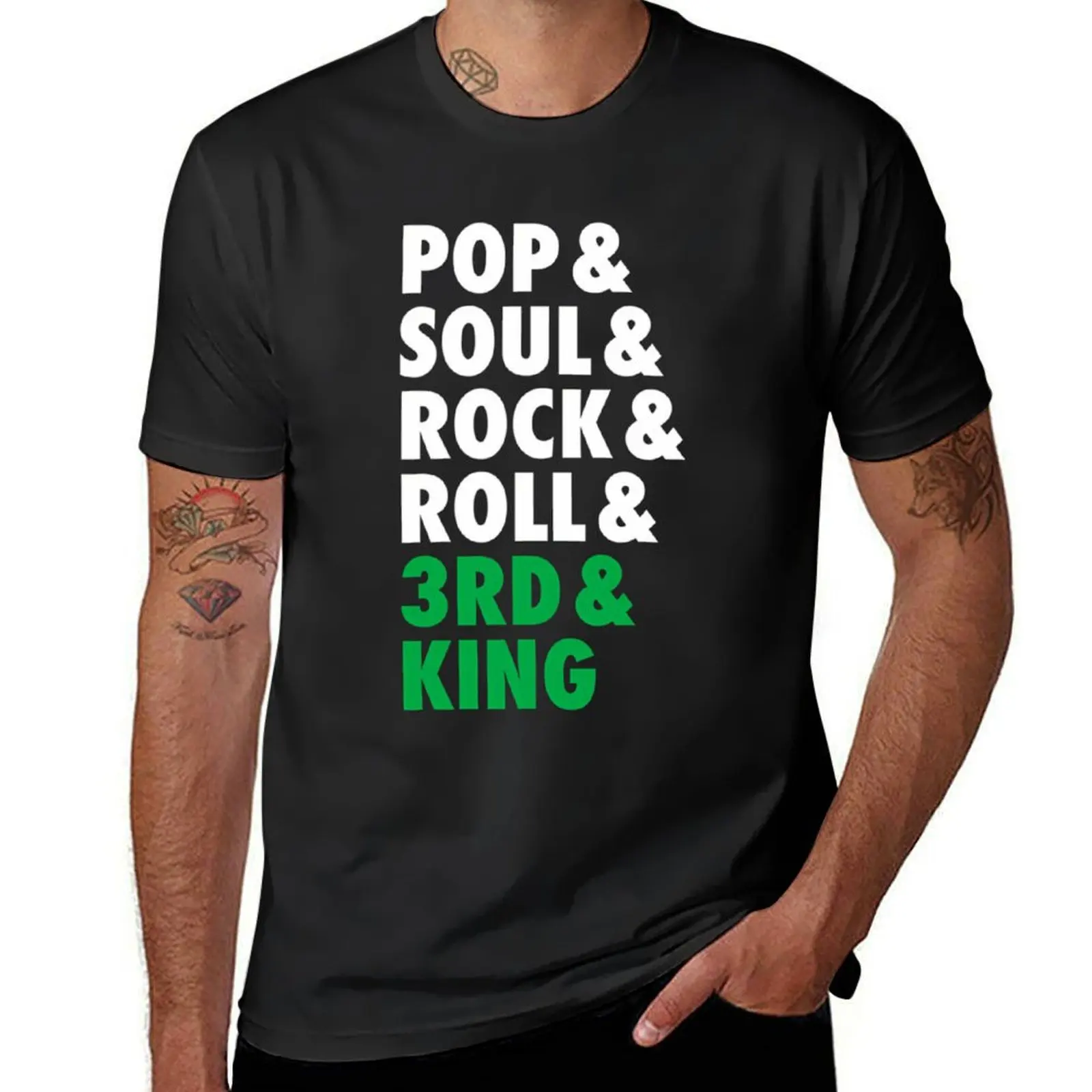 

3rd & King Ampersand T-Shirt anime sweat oversized t shirts for men