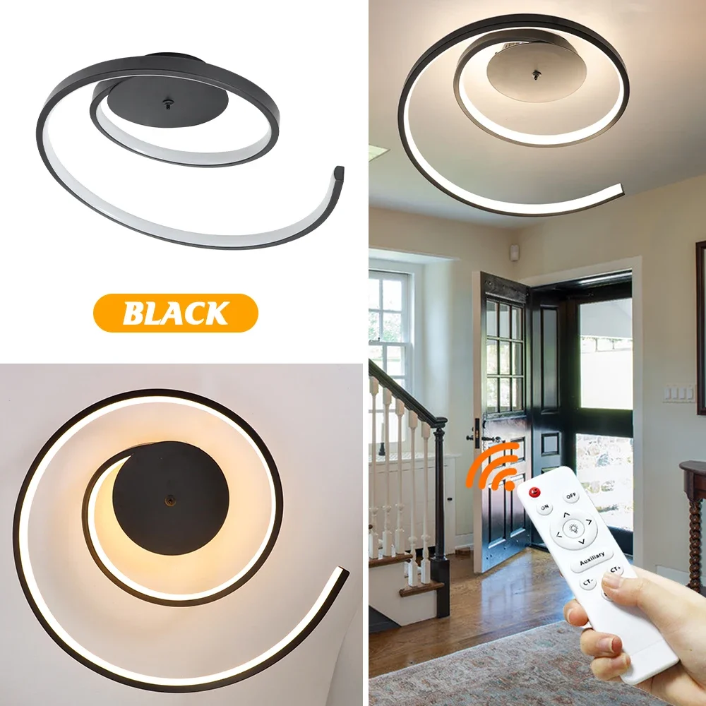 Minimalist Indoor Decor Dining Room Living Room Bedroom Modern LED Ceiling Lamp