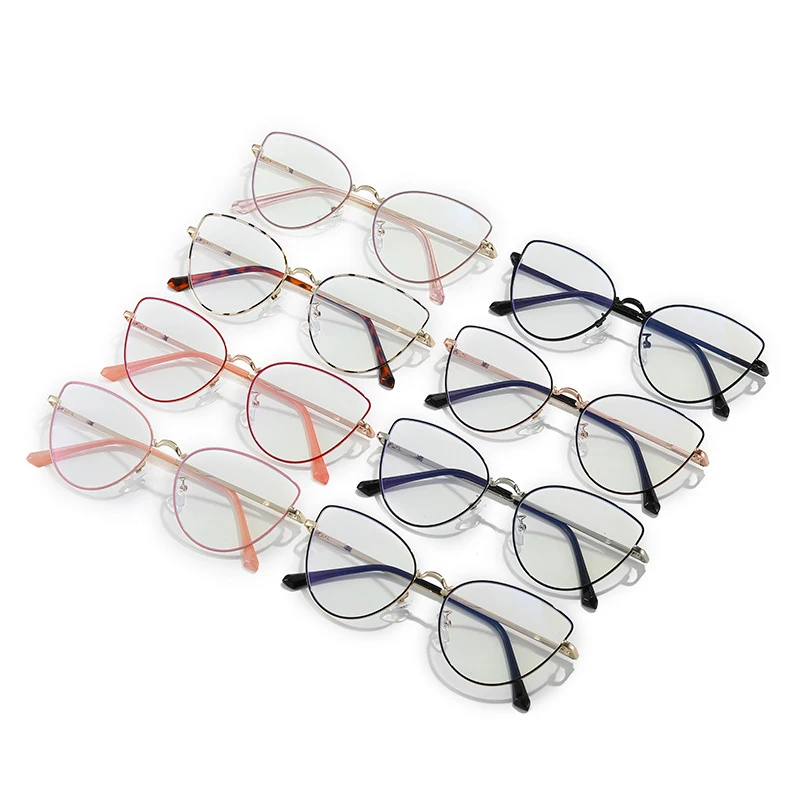 Feminino Anti Blue Light Glasses Women Cat's Eye Optical Myopia Nearsighted Glasses Computer Eyewear Minus -2 -3 Diopter Glasses 5