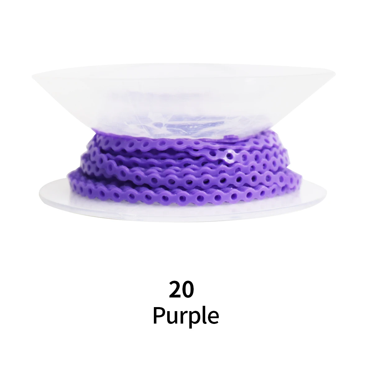 48 Vibrant Colors Continuous Elastic Power Chains