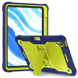 Durable Multi - Size Tablet Case with Armor Stand and Shockproof Protection for Pro11 2018 - 2022 (NavyBlueGreen)