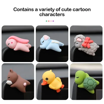 🌟 Cute Animal Car Ornaments – Mini Spirit Animal Companions for Joyful Journeys (6/1pcs Set) 14