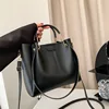 Women's 2024 New Soft Leather Versatile Double oulder Bapa Large Capaci Tote Bag Commuter Single oulder Crossbody Bag