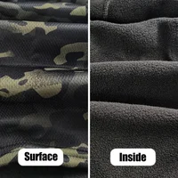 Зимняя флисовая теплая камуфляжная Балаклава, уличная морозостойкая лыжная велосипедная полнолицевая маска, мотоциклетная маска, подкладка шлема — изображение 3