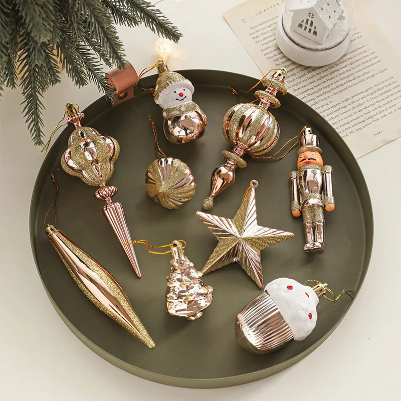 2pcs Christmas Tree Pendant Festive Ornaments for Christmas Trees Durable Pendant Unique Tree Decoration