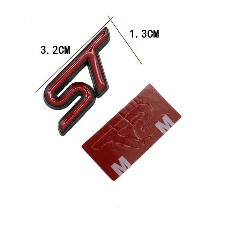 3D Metal ST Logo Car Steering Wheel Emblem Badge Sticker
