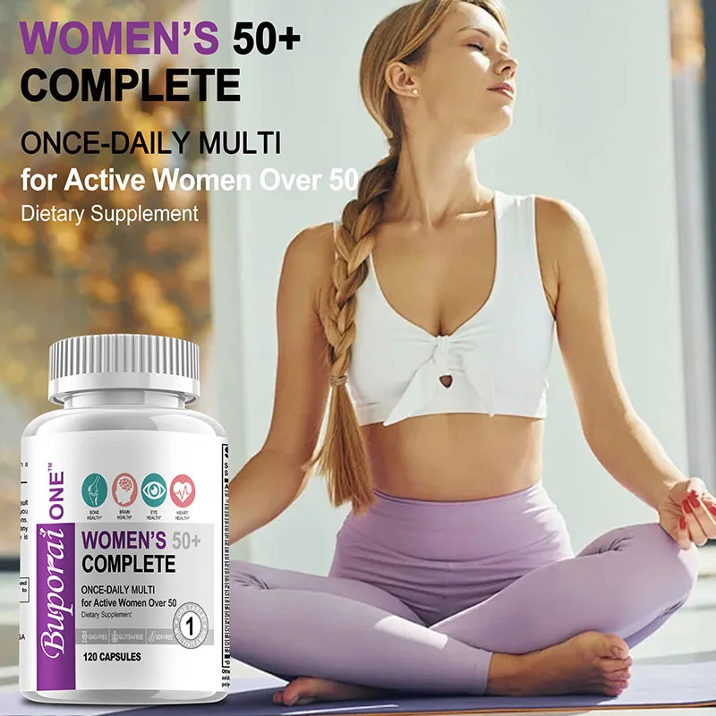 Women’s 50+ Complete Multivitamin - Supports Brain, Heart, Digestive and Immune System Health and Boosts Metabolism - Image 3
