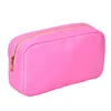 New Waterproof Nylon Durable Toiletry Bag Cosmetic Bag Solid Color Female Makeup Bag Travel Toiletry Beauty Makeup Bag Organizer 4