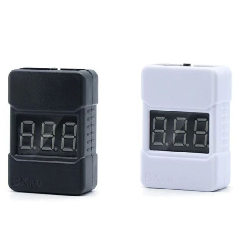 

BX100 LED Display Lipo Battery Tester Low Voltage Buzzer Alarm With ABS Shell Super Sound Warning Checker