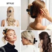 Pinces à cheveux papillon noir pour femmes et filles, outils de maintien de coiffure, pinces à griffes de Section de cheveux, accessoires de Salon professionnels 5