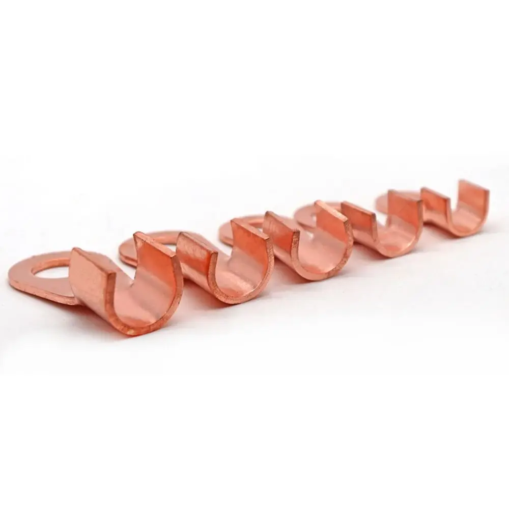 10Pcs/Pack 10A-80A 1.5-16mm2 OT Wire Nose Terminal Crimp Copper Bolt Hole Cable Connector Kit Lugs Ring Crimp Electric Accessory,wire connectors,terminal connector,electrical connectors plug,copper wire lugs