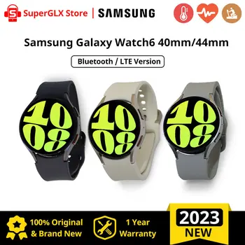 Original Samsung Galaxy Watch 6 40mm/44mm Smartwatch Fitness Tracker Heart Monitor Biggest Screen Smart Watch For Galaxy S23