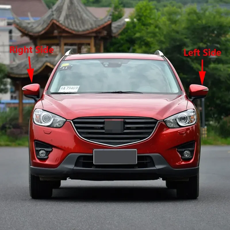 Pour Mazda CX-5 2015 2016 CX-3 CX-4 2016-2020 Voiture Aile Porte Extérieure Rétroviseur Cadre Plaque