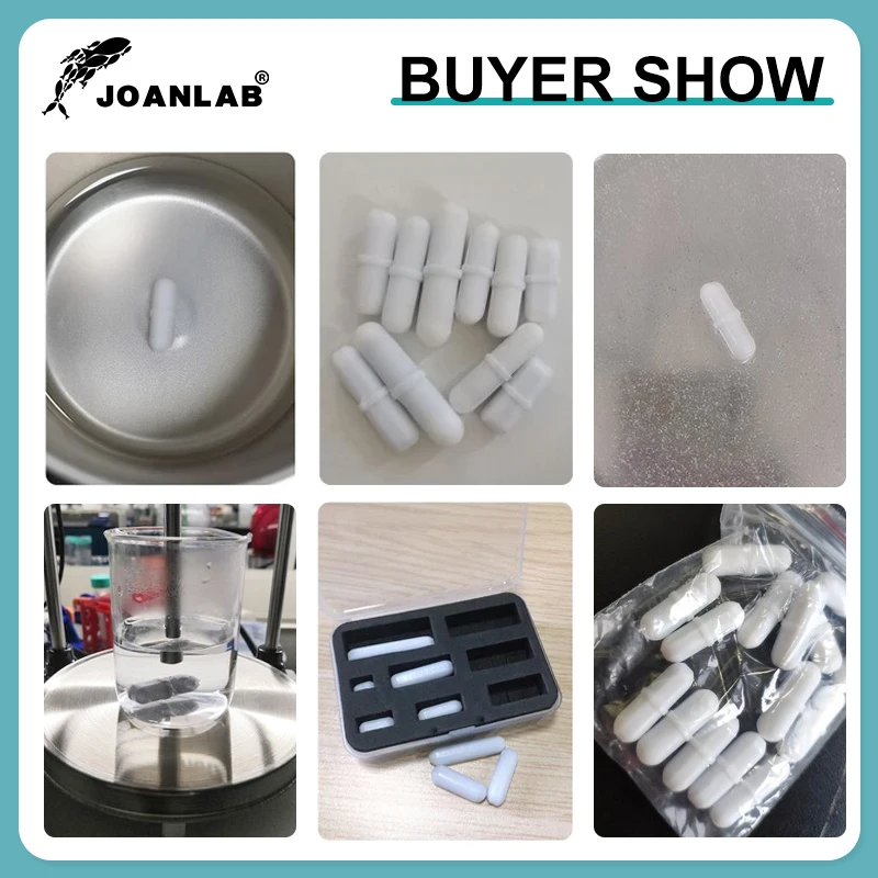 Magnetic Stirrer Bar PTFE Magnetic Stirrer Mixer Stir Bars 15mm 20mm 25mm 28mm 30mm 35mm 40mm 10 pcs magnetic stirring rod,magnetic stirrer