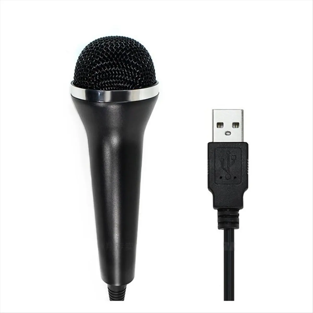 T28C 범용 USB 유선 마이크 스위치 Wii PS4 PS3 XBOX ONE/360/PC/PS2용 가라오케 마이크