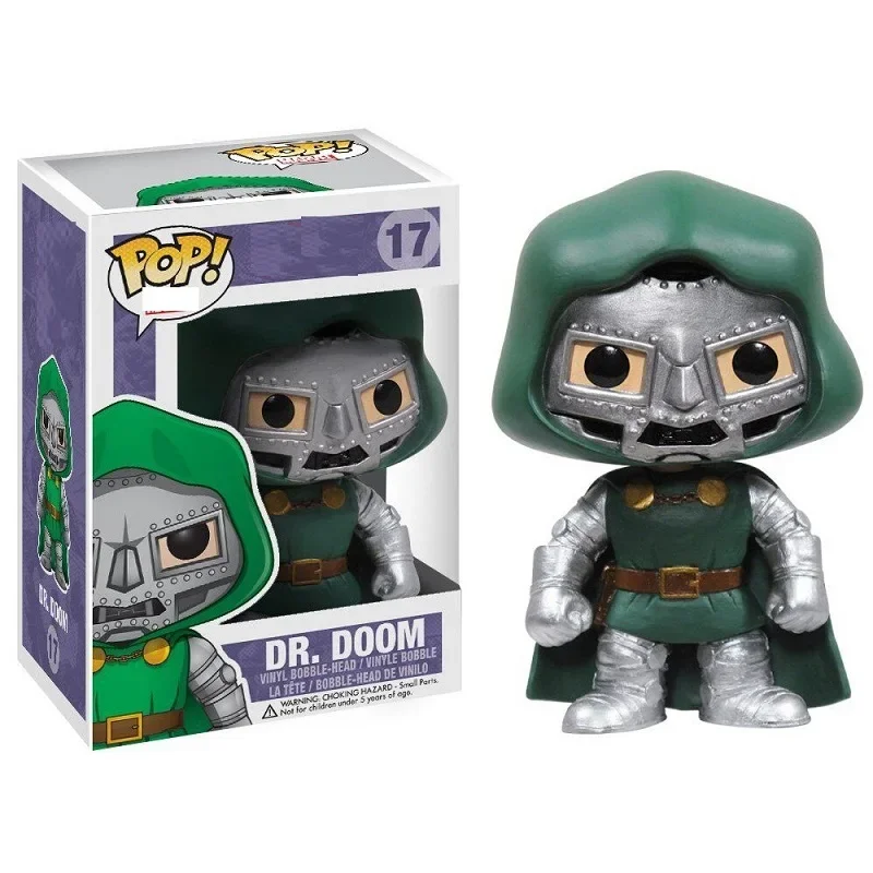 thumbnail image 2 of Figuras de acción Funko Marvel UNIVERSE Dr. Doom n.° 17, juguetes de vinilo con cabeza oscilante, modelo de figura de vinilo, regalos, 2 of 5