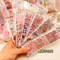 1loop Scrapbooking Stickers Decorative Adhesive Tapes cartoon character Masking Tapes One subparagraph Paper Japanese Stickers